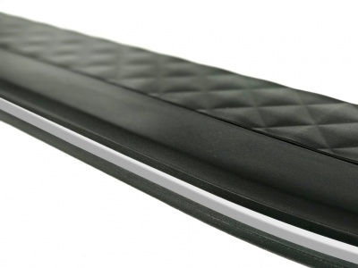 HAWKE OEM Style Quality Side Steps Quilted Black fits Bentley Bentayga